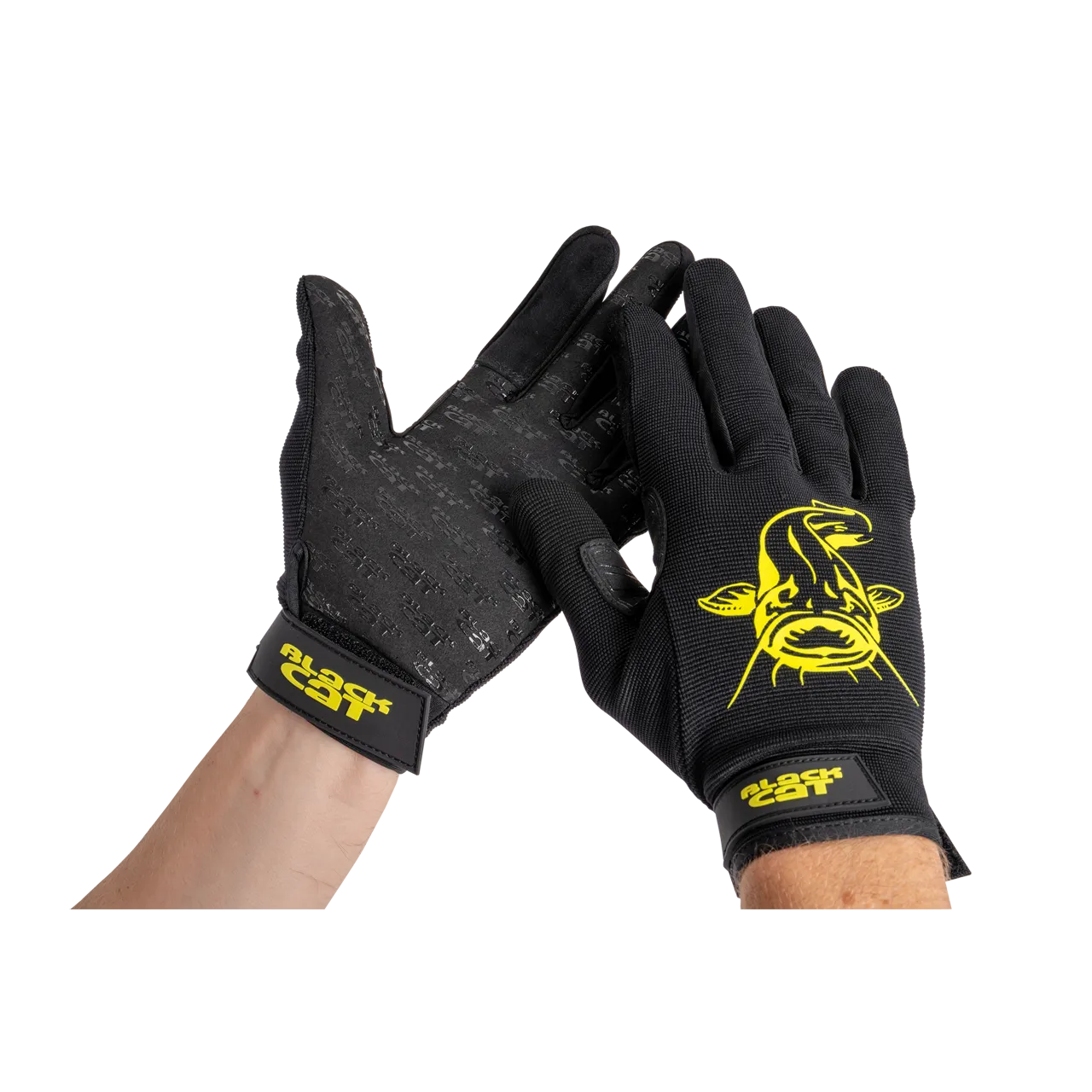 Black Cat Cat Gripper Gloves