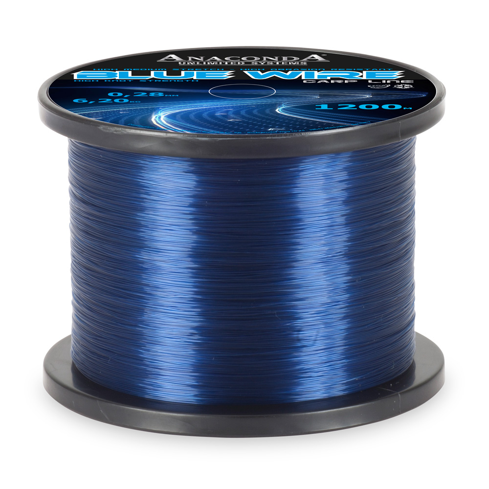 Anaconda Blue Wire Karpfenschnur 1200m 0,28mm