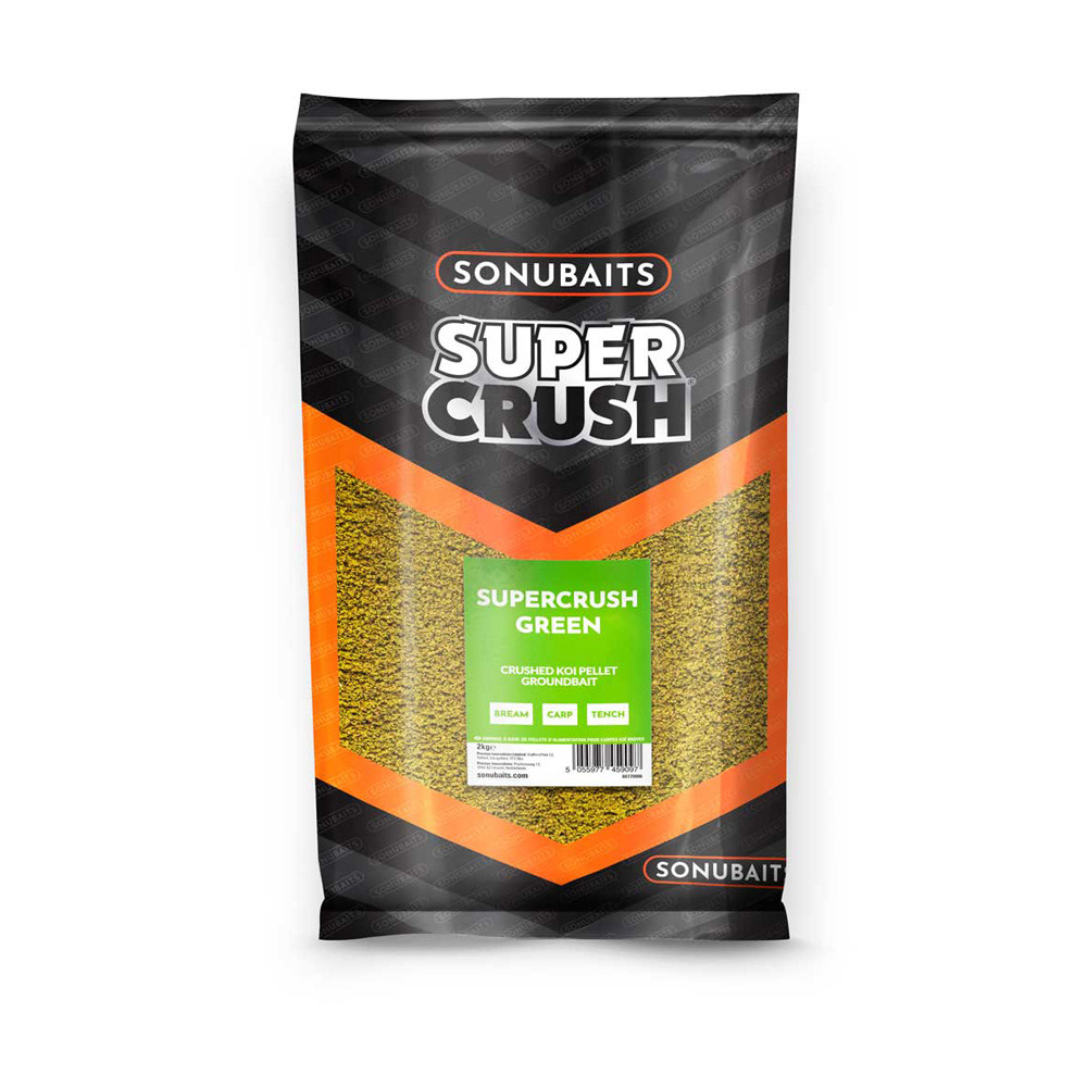Sonubaits Groundbait Supercrush Green 2kg Sonubaits Groundbait Supercrush Green 2kg