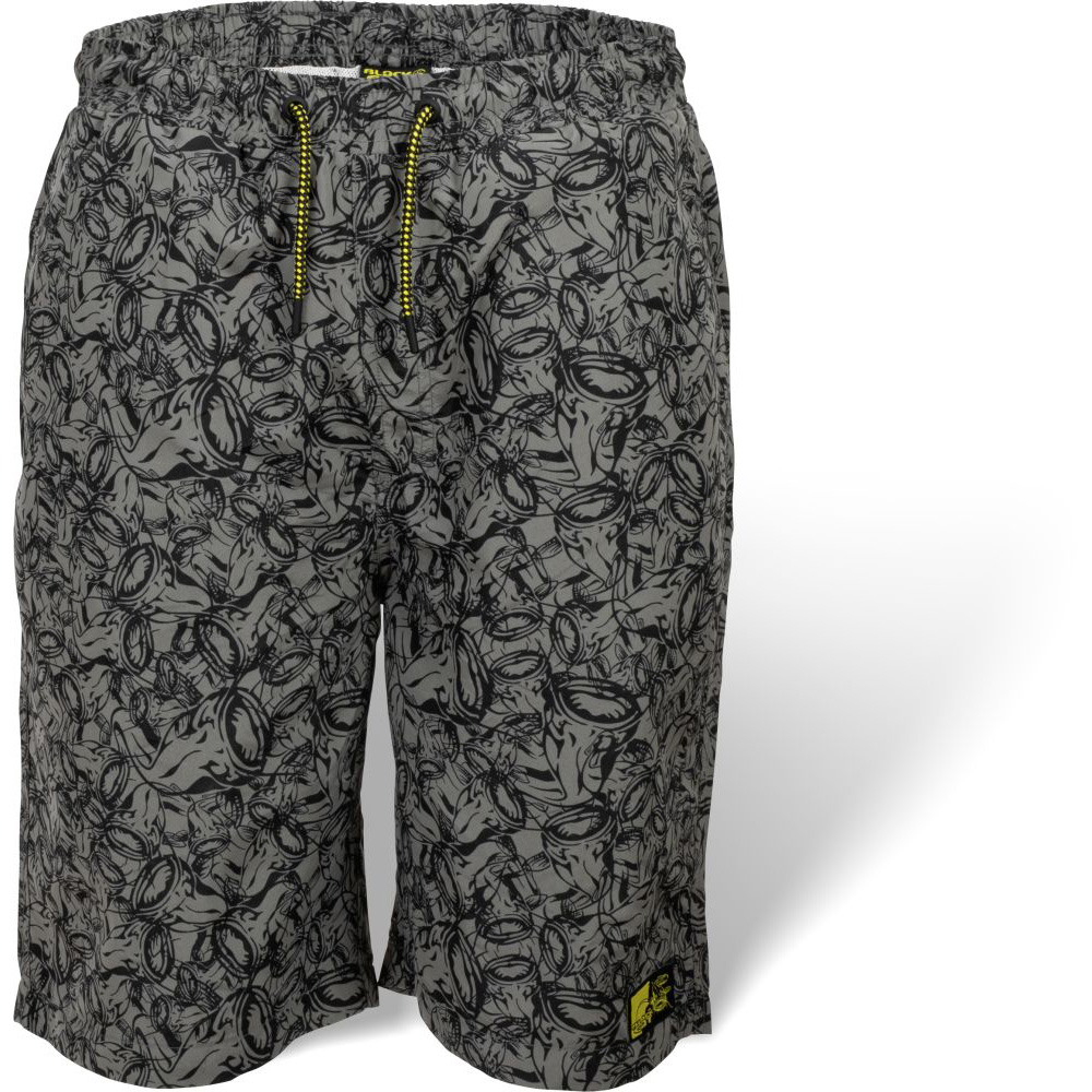 Black Cat Beach Shorts grau/schwarz Black Cat Beach Shorts grau/schwarz