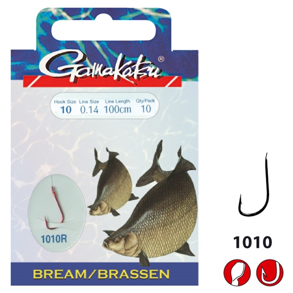 Gamakatsu Haken BKD-1010R Brassen 100cm Gamakatsu Haken BKD-1010R Brassen 100cm