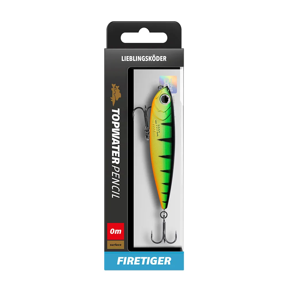 Lieblingsköder Topwater Pencil [TW 085 F] 8,5 cm Firetiger