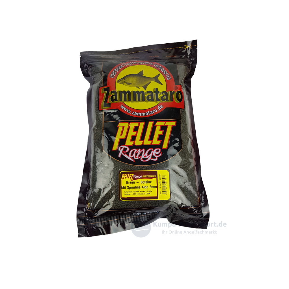 Zammataro Pellet Range Green Betaine mit Spirulina Alge Zammataro Pellet Range Green Betaine mit Spirulina Alge