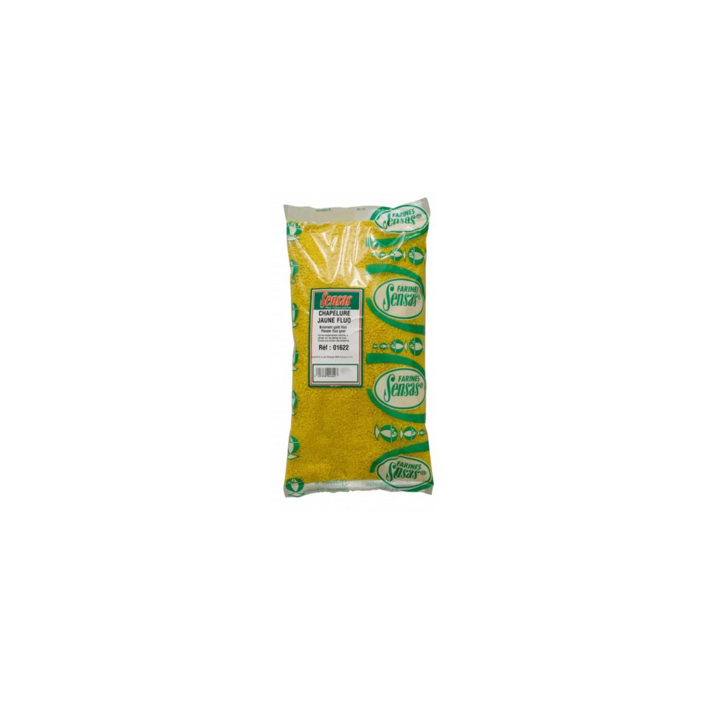 Sensas Brotmehl gelb fluo 700g Sensas Brotmehl gelb fluo 700g