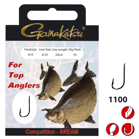 Gamakatsu Haken BKS-1100B Brassen 22cm Comp Gamakatsu Haken BKS-1100B Brassen 22cm Comp