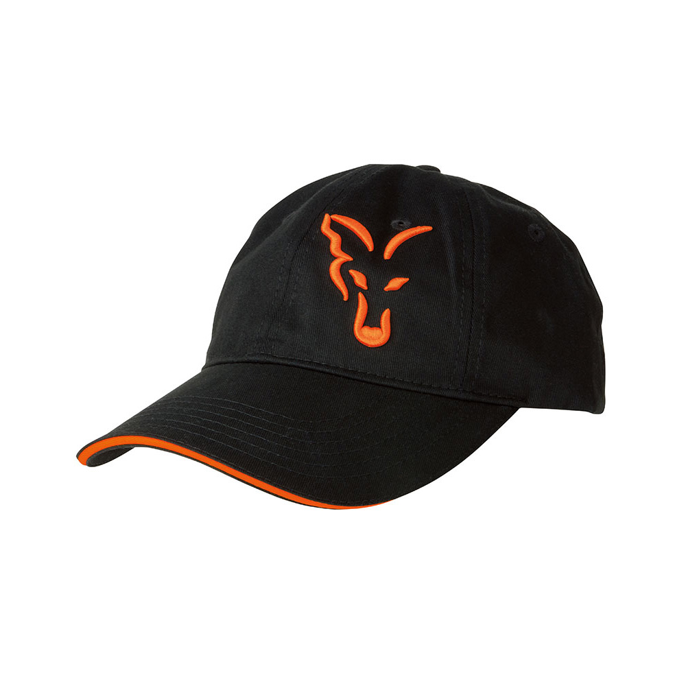 Fox Black/Orange Baseball Cap Fox Black/Orange Baseball Cap