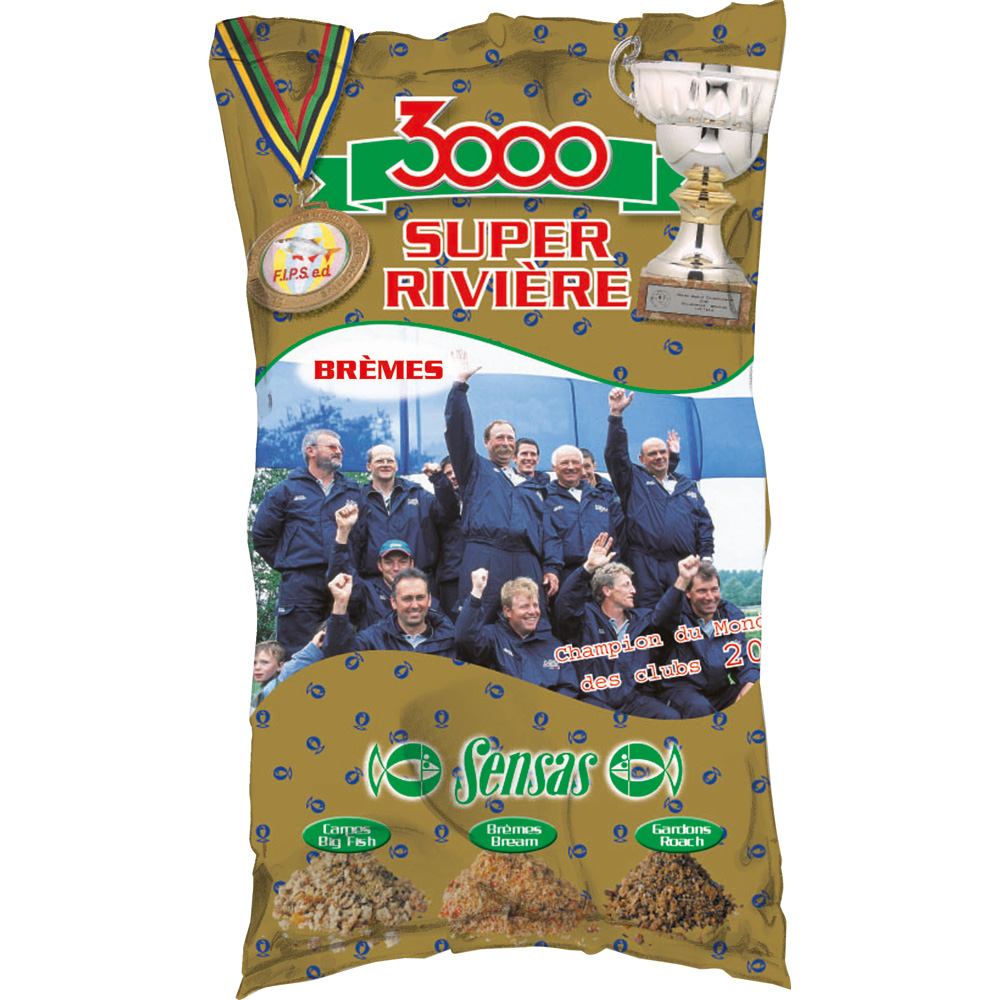 Sensas 3000 Super Riviere (Fluss) Brassen 1kg Sensas 3000 Super Riviere (Fluss) Brassen 1kg