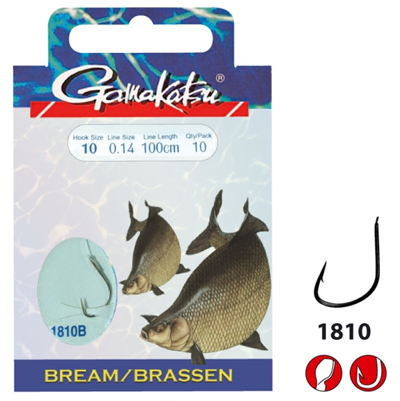 Gamakatsu Haken BKD-1810B Brassen 100cm Gamakatsu Haken BKD-1810B Brassen 100cm