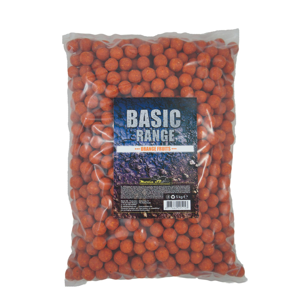 Martin SB Basic Range Boilies Orange Fruits 20 mm 1 kg