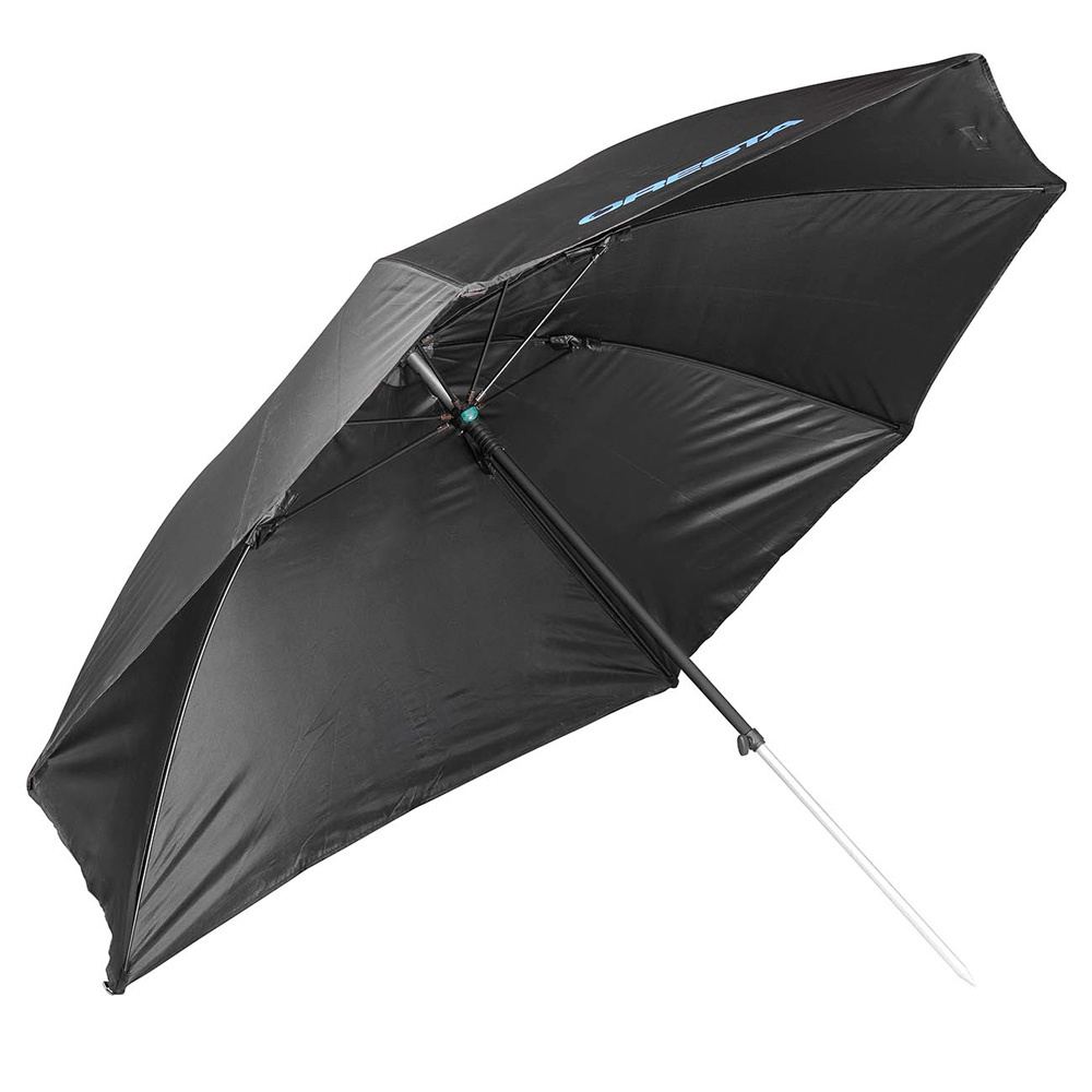 Cresta Flat Side Umbrella Black 125cm