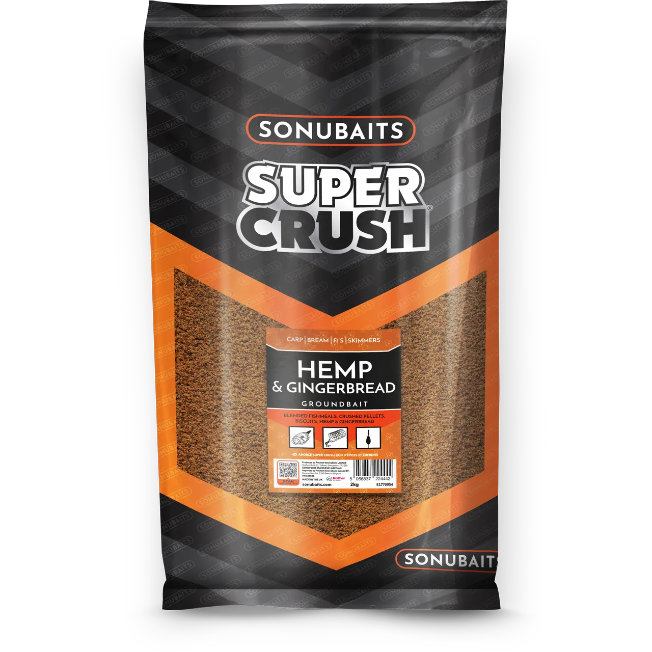 Sonubaits Supercrush Hemp & Gingerbread Verpackung