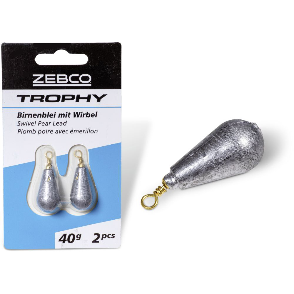 Zebco Trophy Birnenblei mit Wirbel Zebco Trophy Birnenblei mit Wirbel