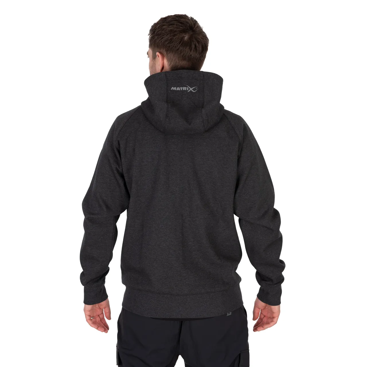 Matrix Zipped Hoody – Charcoal Marl Matrix Zipped Hoody – Charcoal Marl