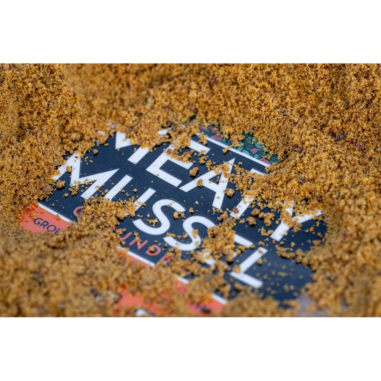 Sonubaits Supercrush Meaty Mussel Mix - Futter auf Verkaufsverpackung