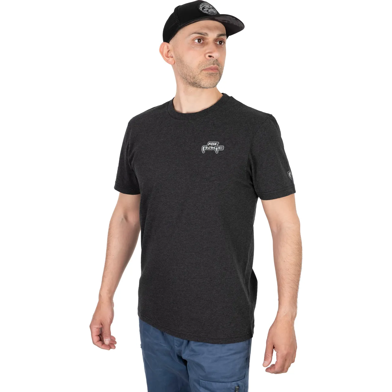 NPR508_VoyagerTeeDarkGreyLarge-01_Main.webp Fox Rage Voyager Tee Dark Grey