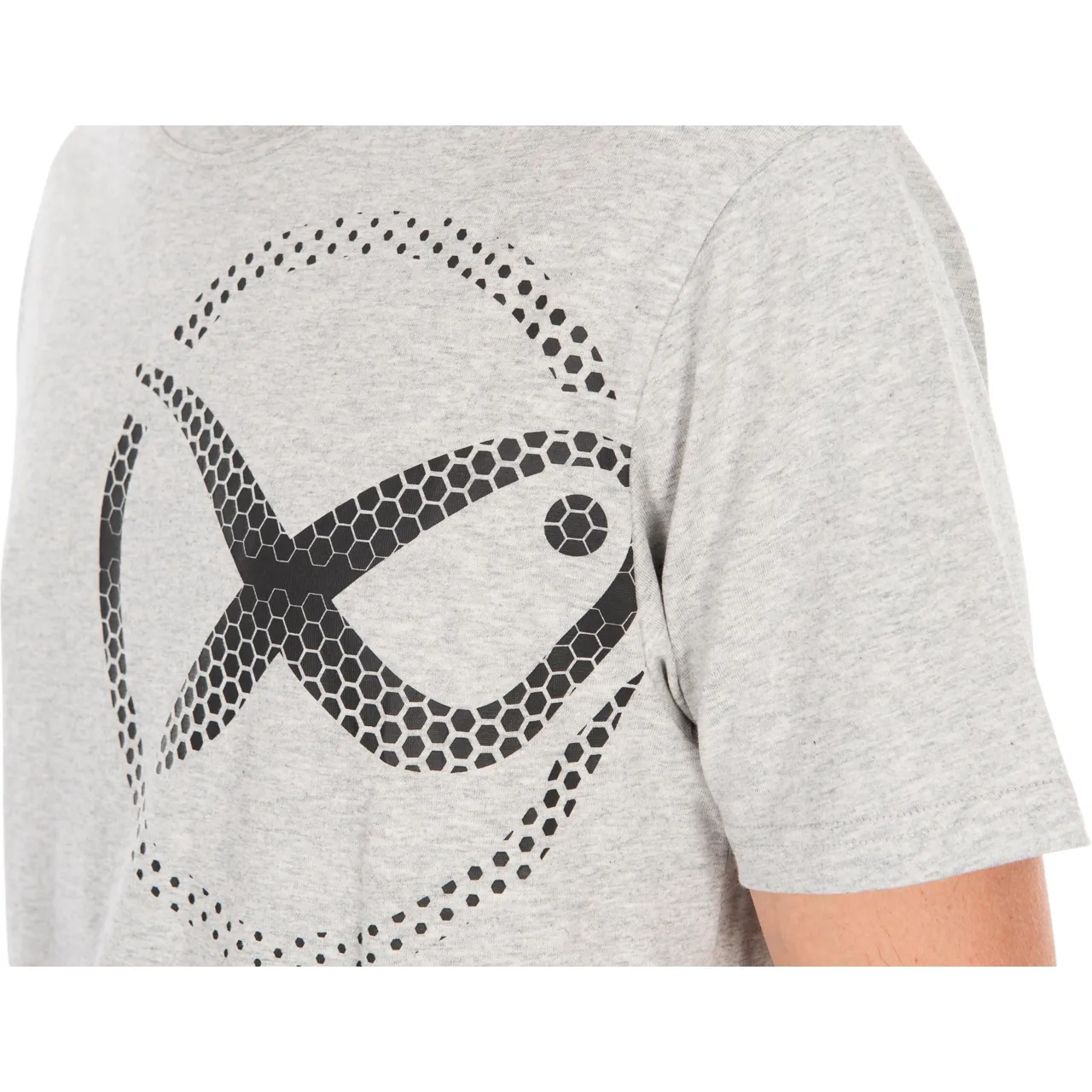 GPR487_LargeMeshLogoTShirtGreyS-24_Studio.webp Matrix Large Mesh Logo T-Shirt - Grey
