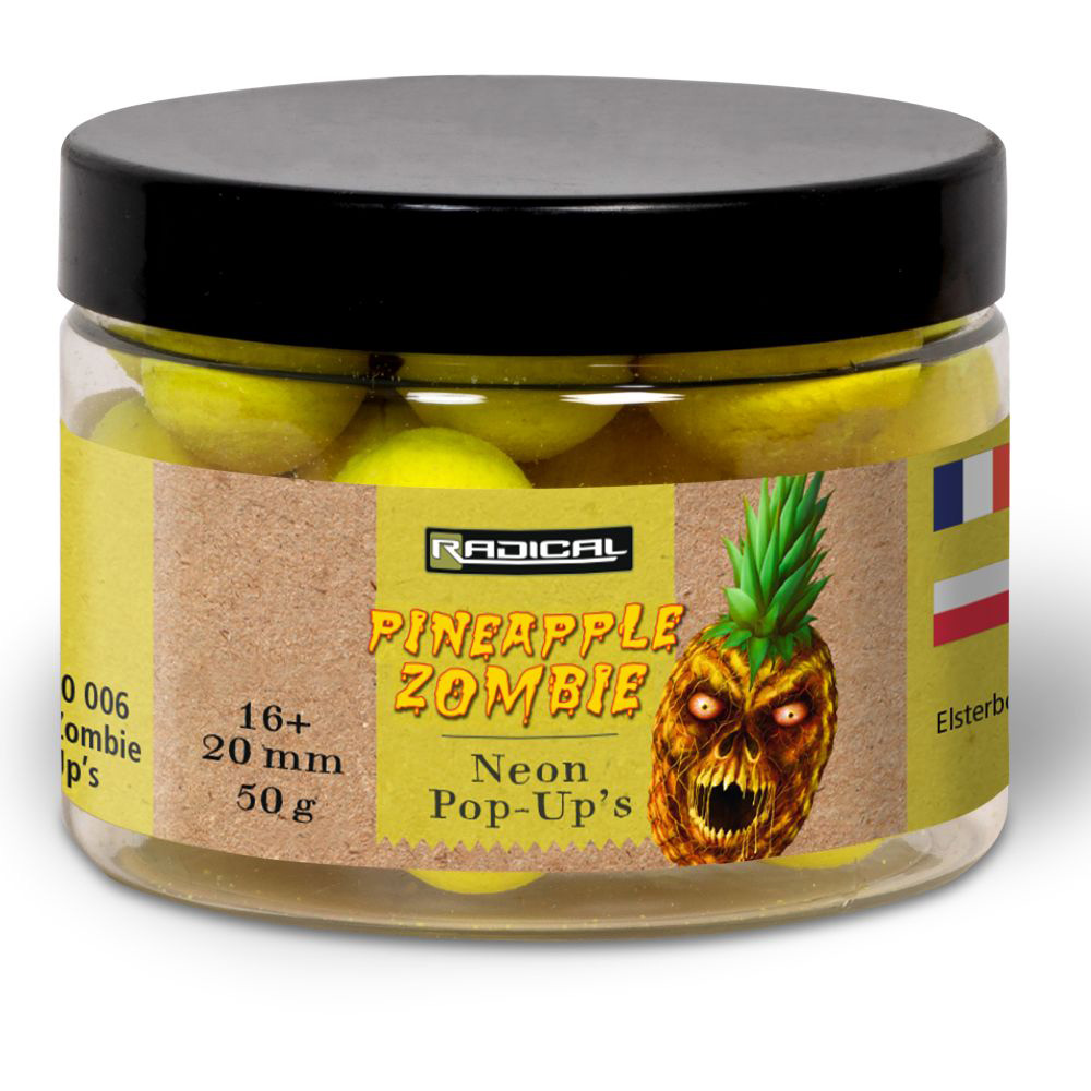 Radical Pineapple Zombie Neon Pop Ups