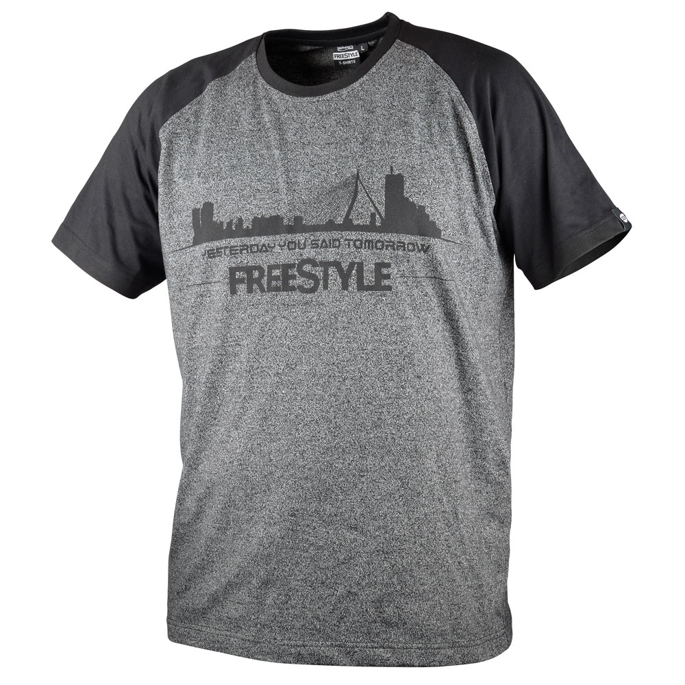 Freestyle T-Shirt Grey x Black