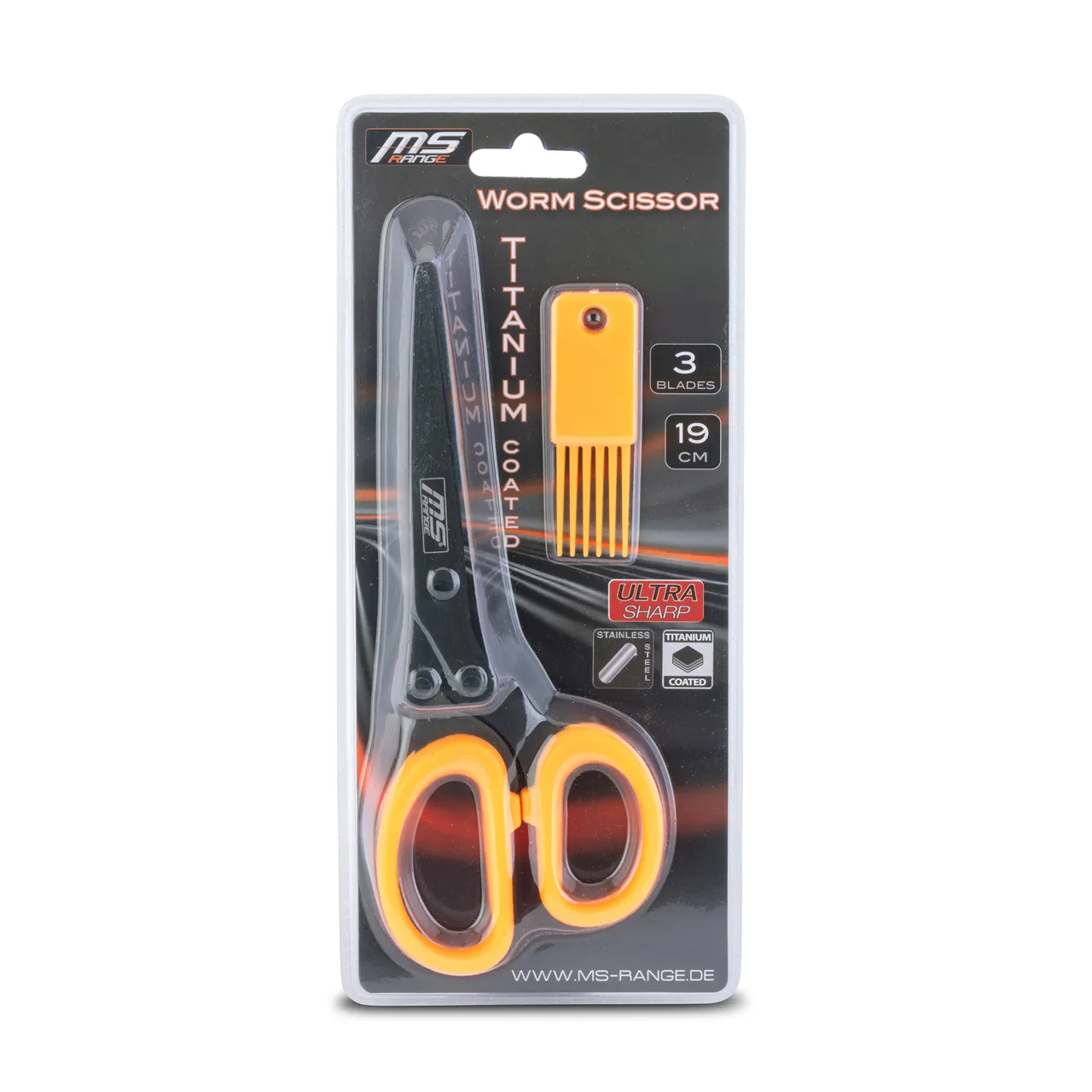 MS Range Worm Sissor 3 Blades Verkaufsverpackung MS Range Worm Sissor 3 Blades Verkaufsverpackung