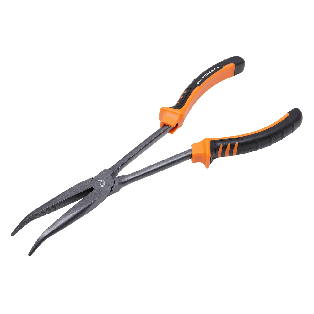 Savage Gear MP Long Bend Nose Piler - gebogene Spitzzange Savage Gear MP Long Bend Nose Piler - gebogene Spitzzange