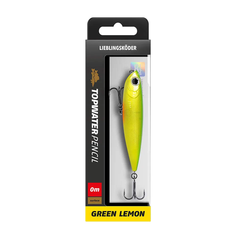 Lieblingsköder Topwater Pencil [TW 085 F] 8,5 cm Green Lemon
