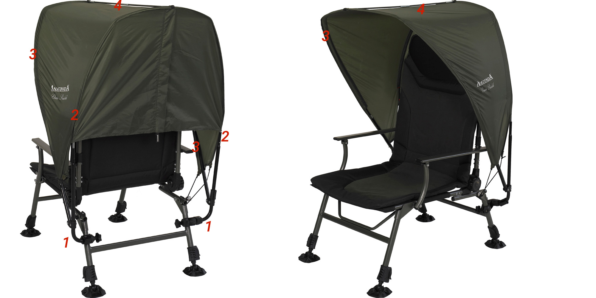 Anaconda Chair Shield (Lieferung ohne Stuhl) Anaconda Chair Shield (Lieferung ohne Stuhl)