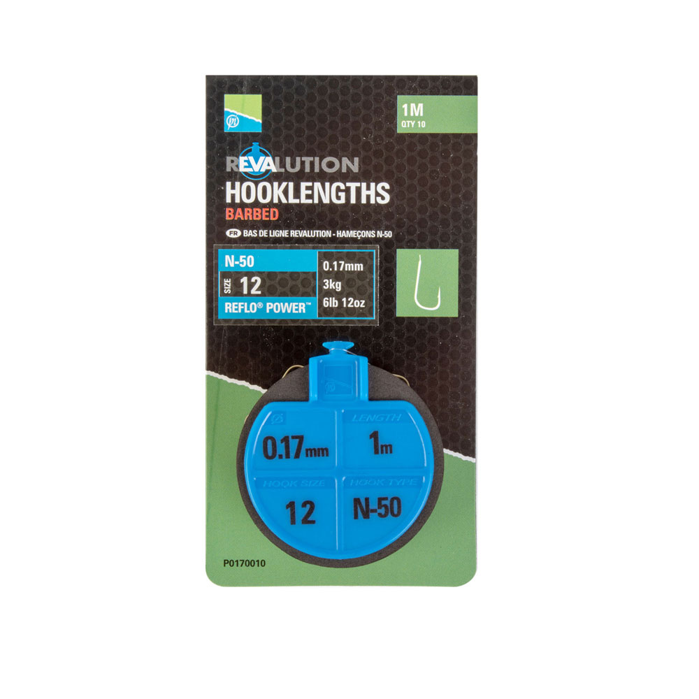 Preston Revalution Hooklengths - N50 Preston Revalution Hooklengths - N50
