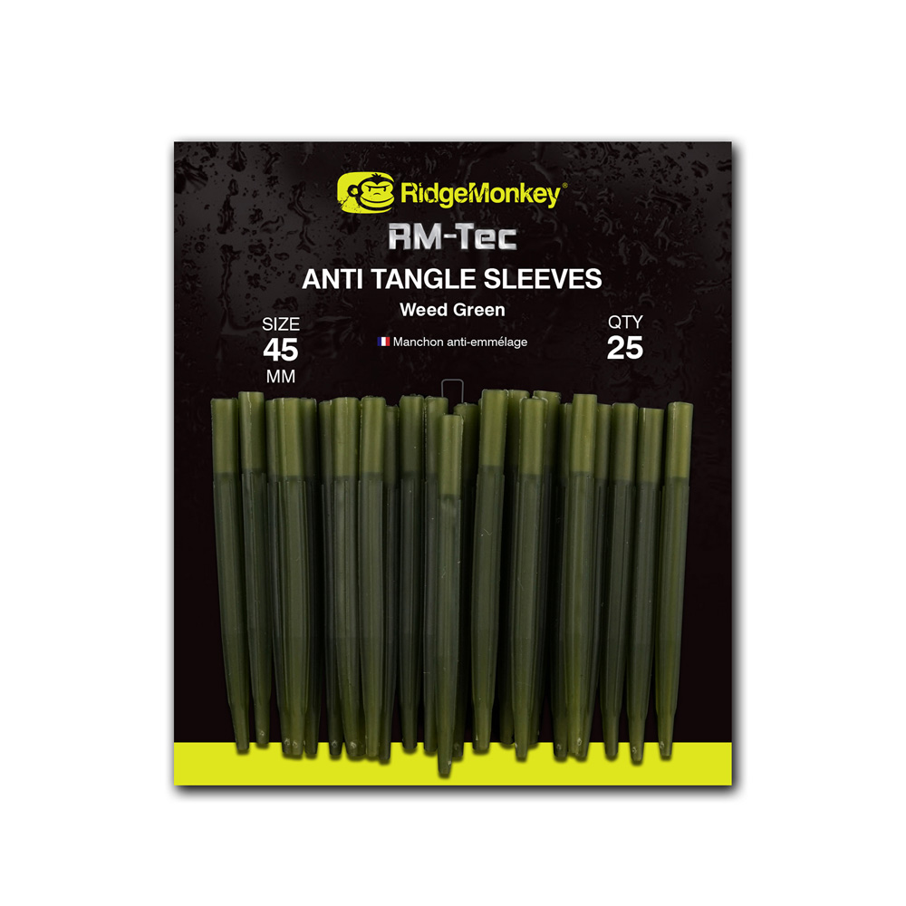 Ridge Monkey RMT107 Tec Anti Tangle Sleeves We/Gr long