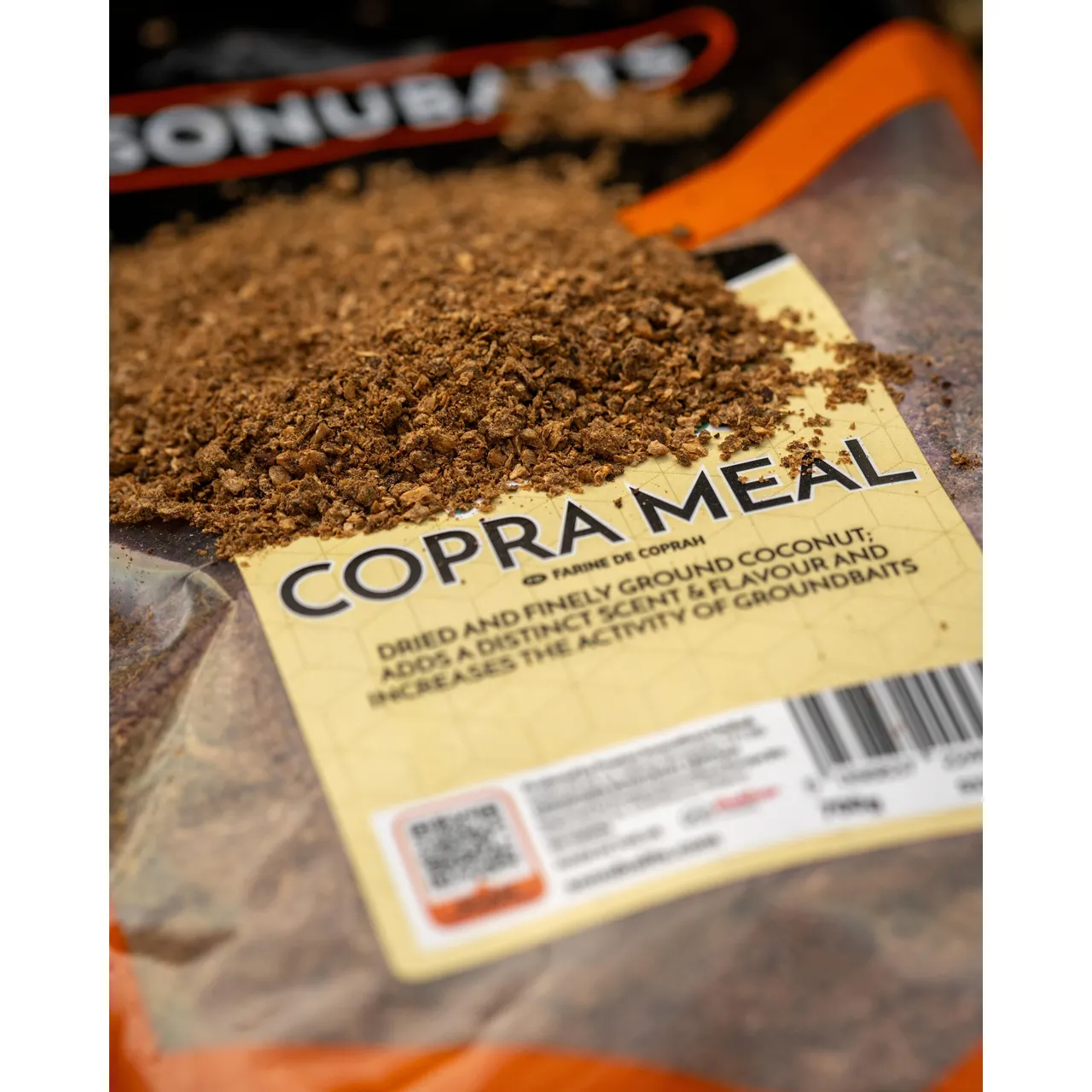 Sonubaits Essential Ingredients Copra Meal auf Verpackung