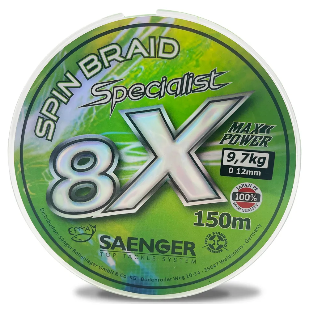 Sänger 8X Specialist Spin Fluo Green