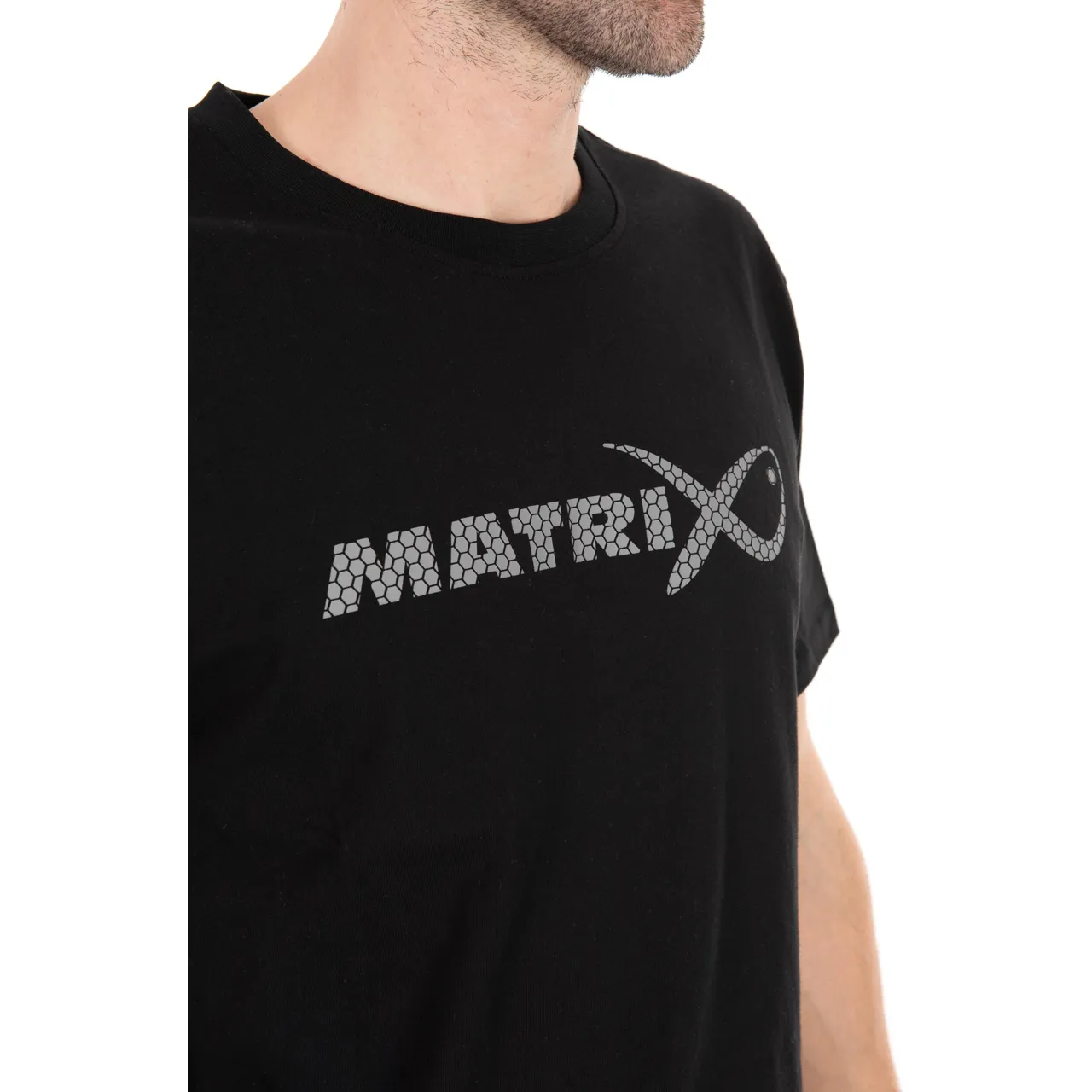 GPR481_LargeFadeLogoTShirtBlackGreyS-27_Studio.webp Matrix Large Fade Logo T-Shirt - Black/Grey