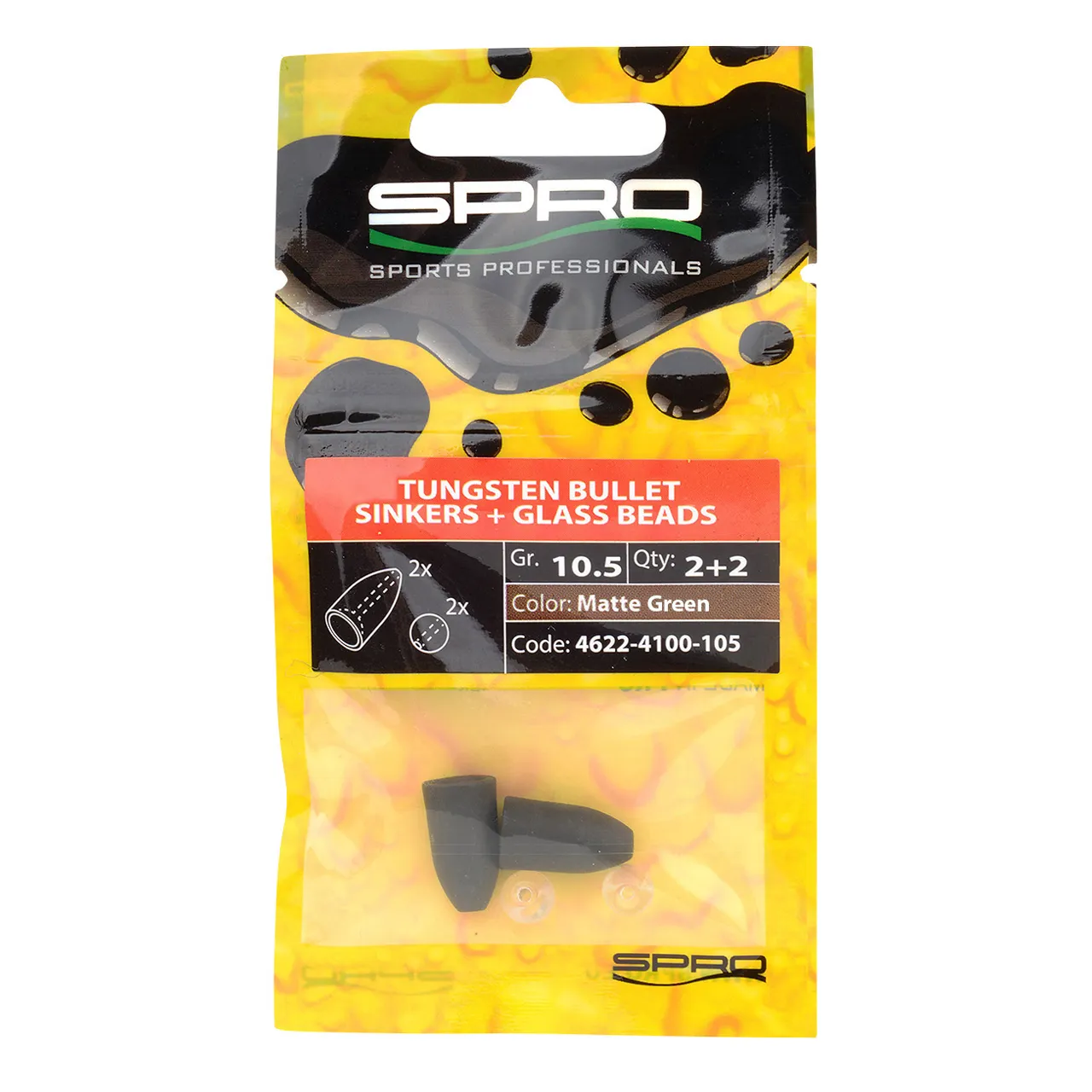 Spro Camo Tungsten Bullet Sinkers Bleie
