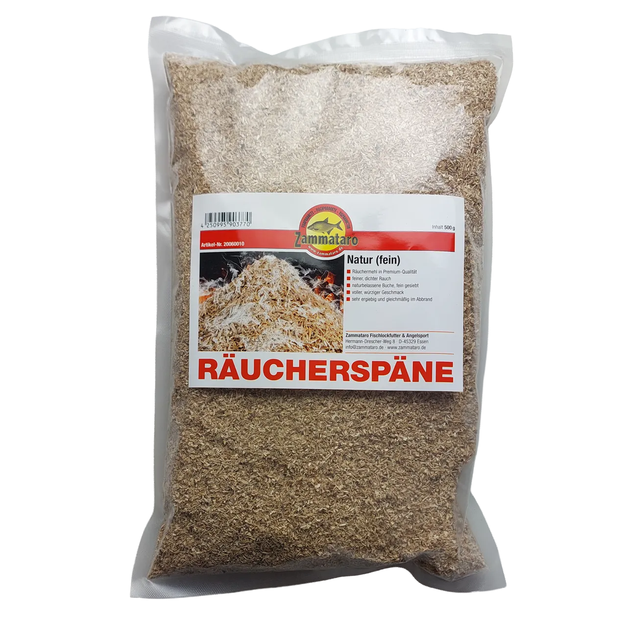 Zammataro Räucherspäne Fein Natur 500g