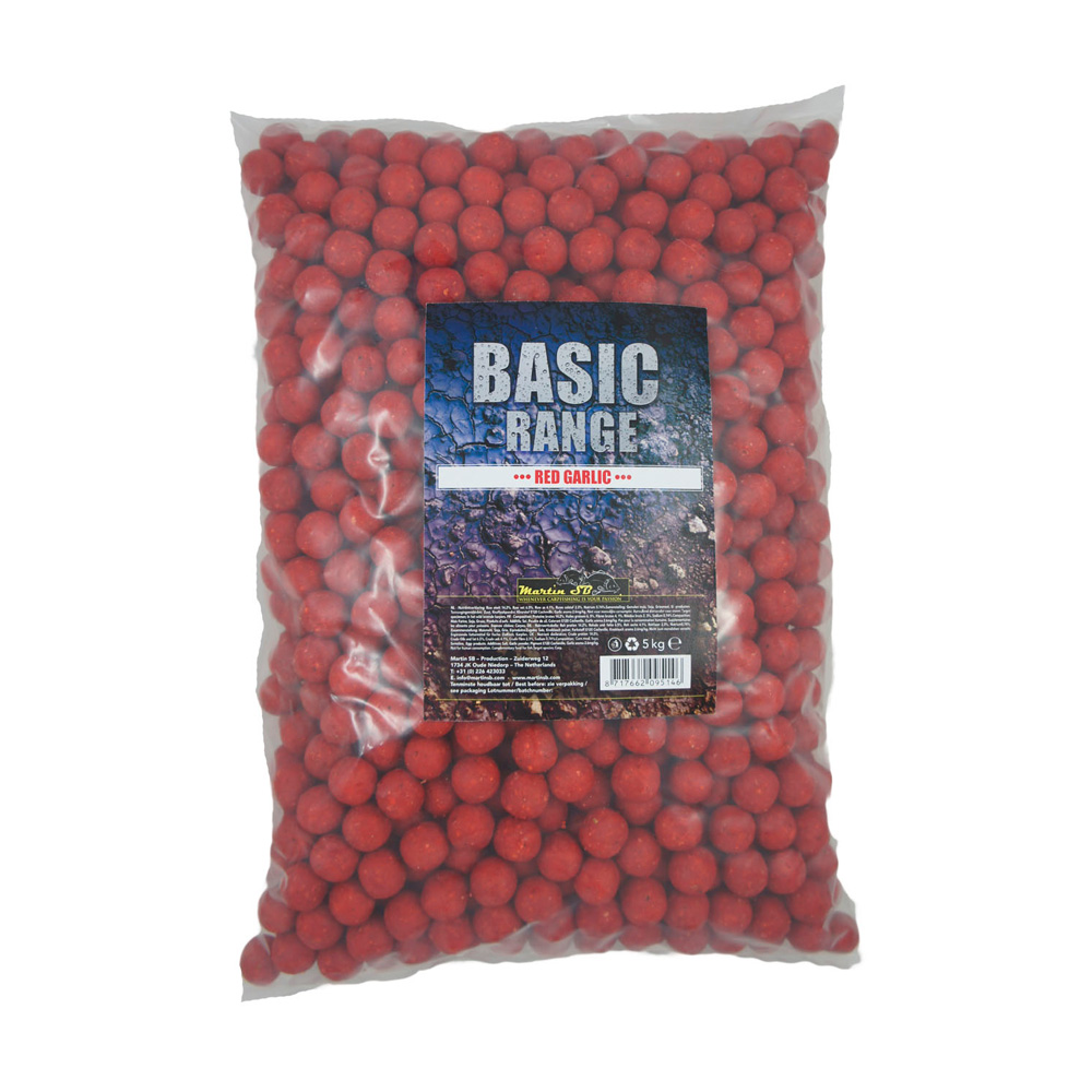 Martin SB Basic Range Boilies Red Garlic 20 mm