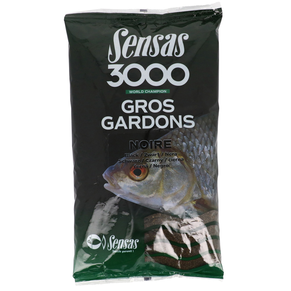 Sensas 3000 Gros Gardons Noire (Schwarz) 1kg Sensas 3000 Gros Gardons Noire (Schwarz) 1kg