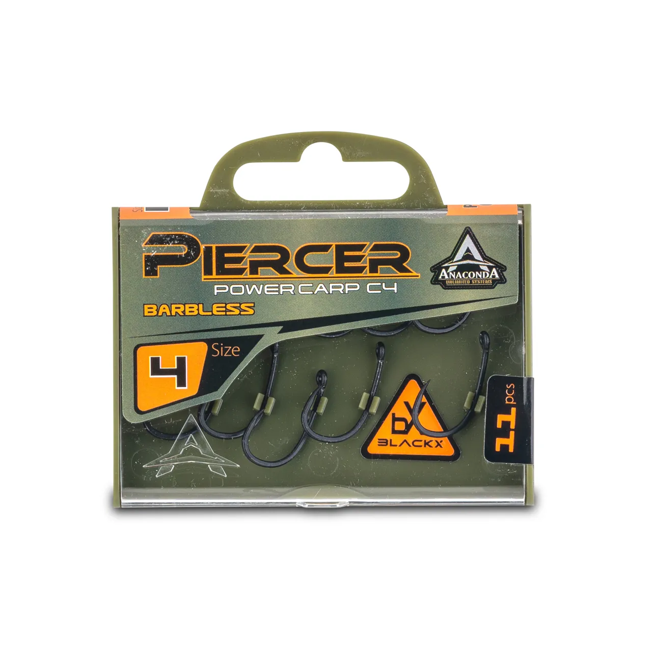 Anaconda Piercer Power Carp C4 Barbless Verpackung