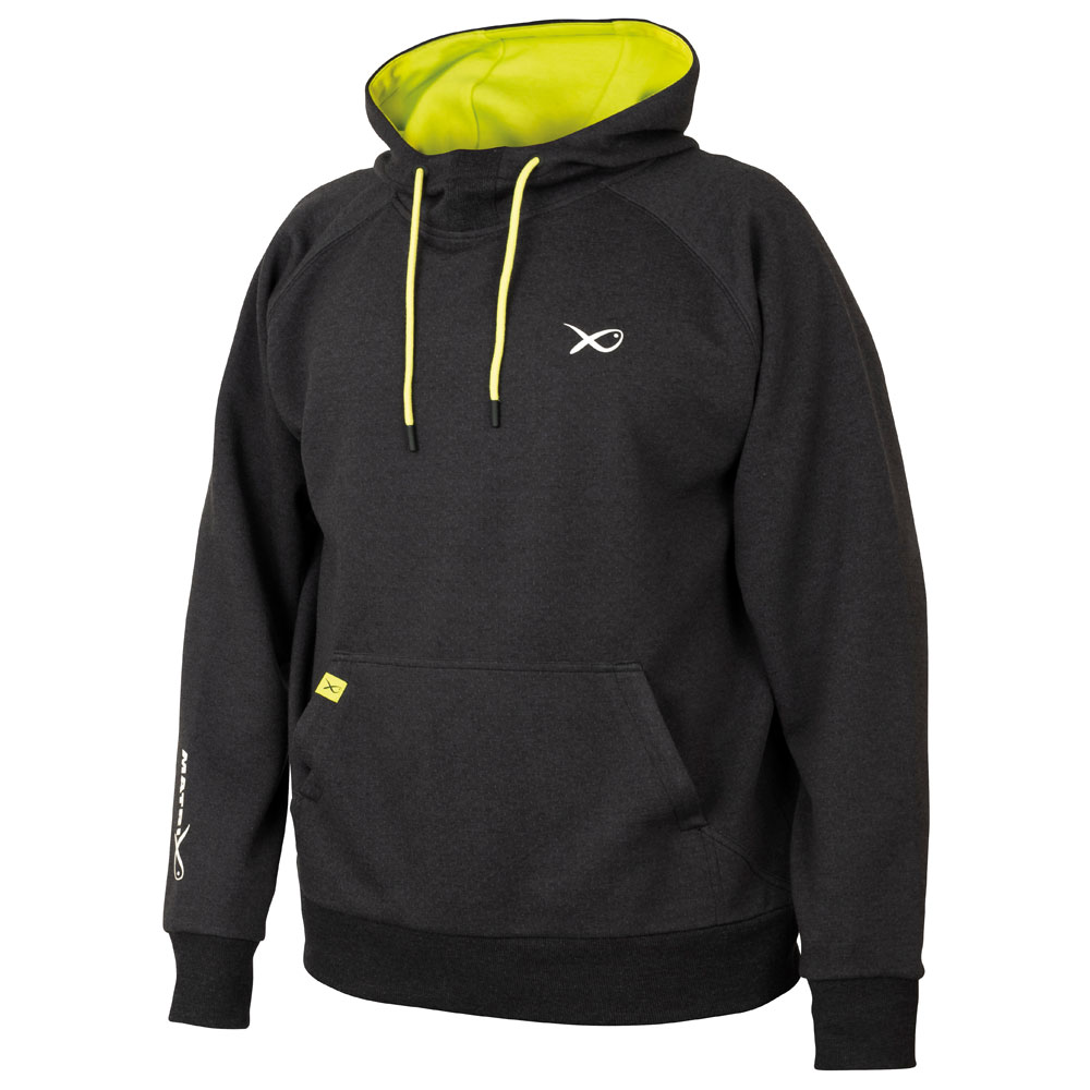 Matrix Minimal Black Marl Lime Hoody Matrix Minimal Black Marl Lime Hoody