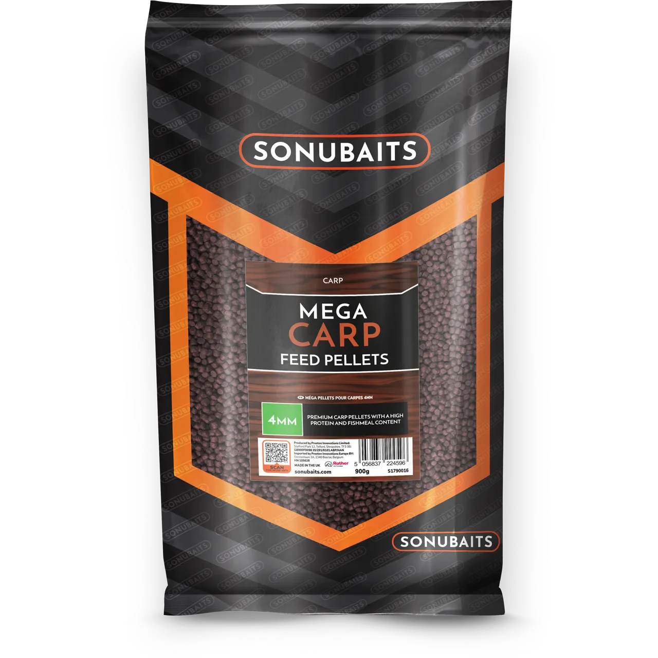 Sonubaits Mega Carp Pellets 4mm Verkaufsverpackung Sonubaits Mega Carp Pellets 4mm Verkaufsverpackung