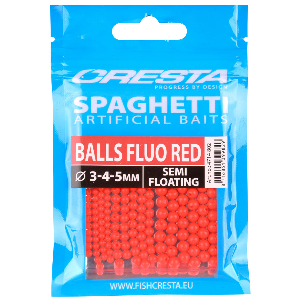 Cresta Spaghetti Balls Fluo Red
