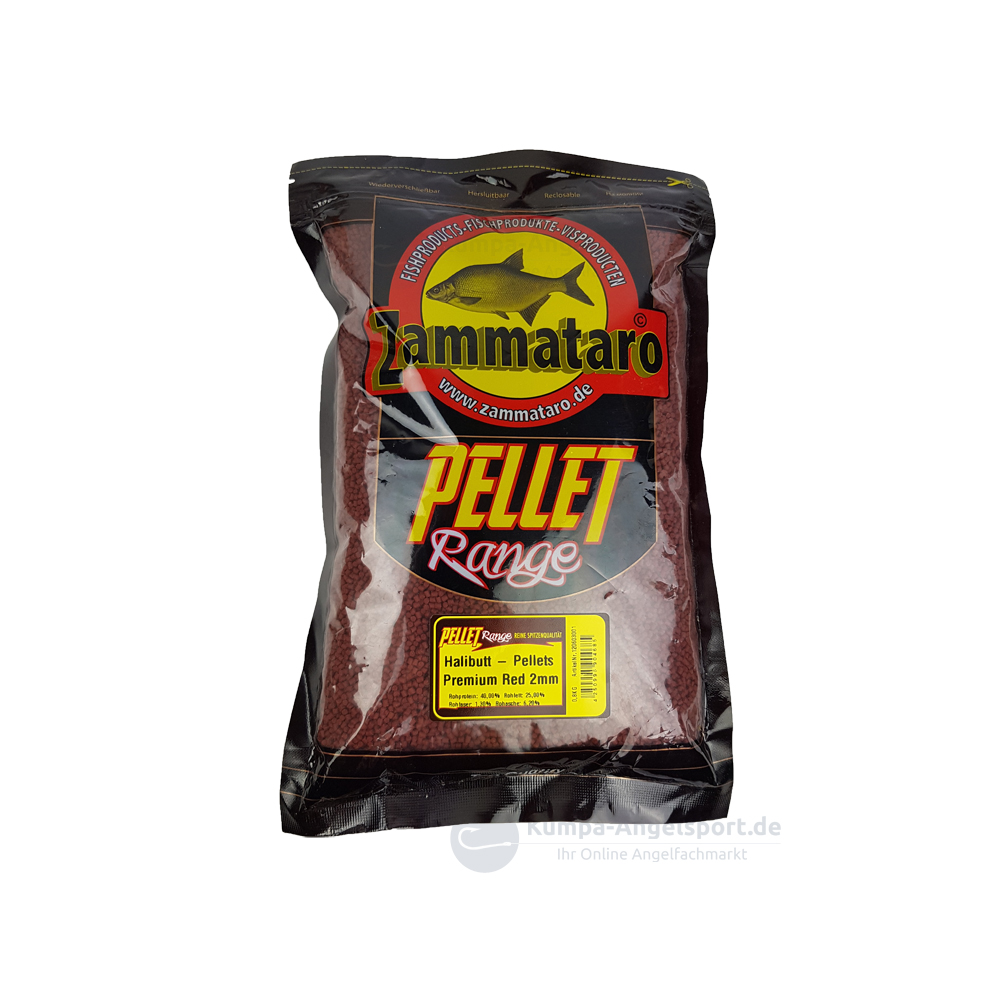 Zammataro Pellet Range Halibut Premium Red Zammataro Pellet Range Halibut Premium Red