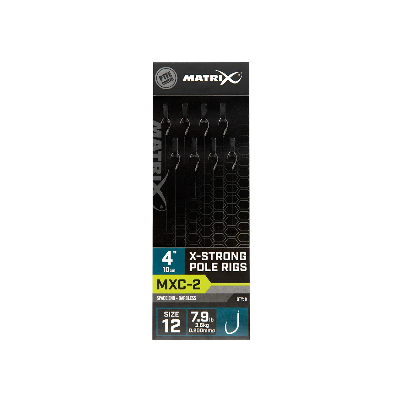 Matrix MXC-2 Size Barbless 10cm X-Strong Pole Rig