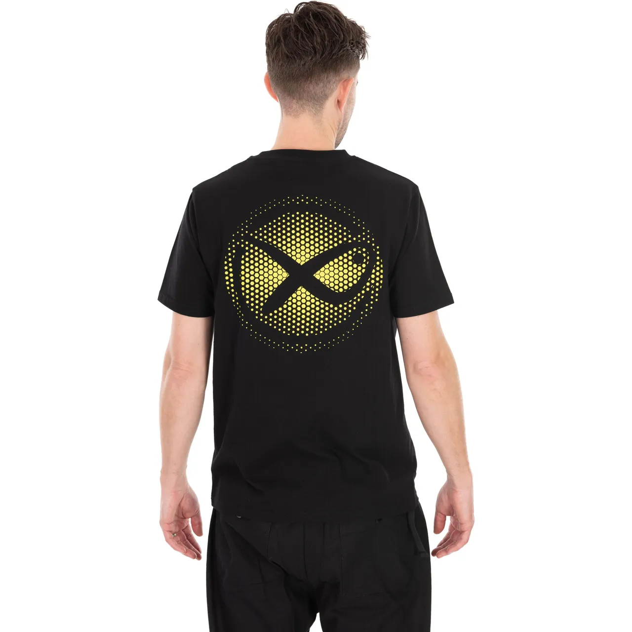 GPR475_LargeFadeLogoTShirtBlackLimeS-20_Studio.webp Matrix Large Fade Logo T-Shirt - Black/Lime
