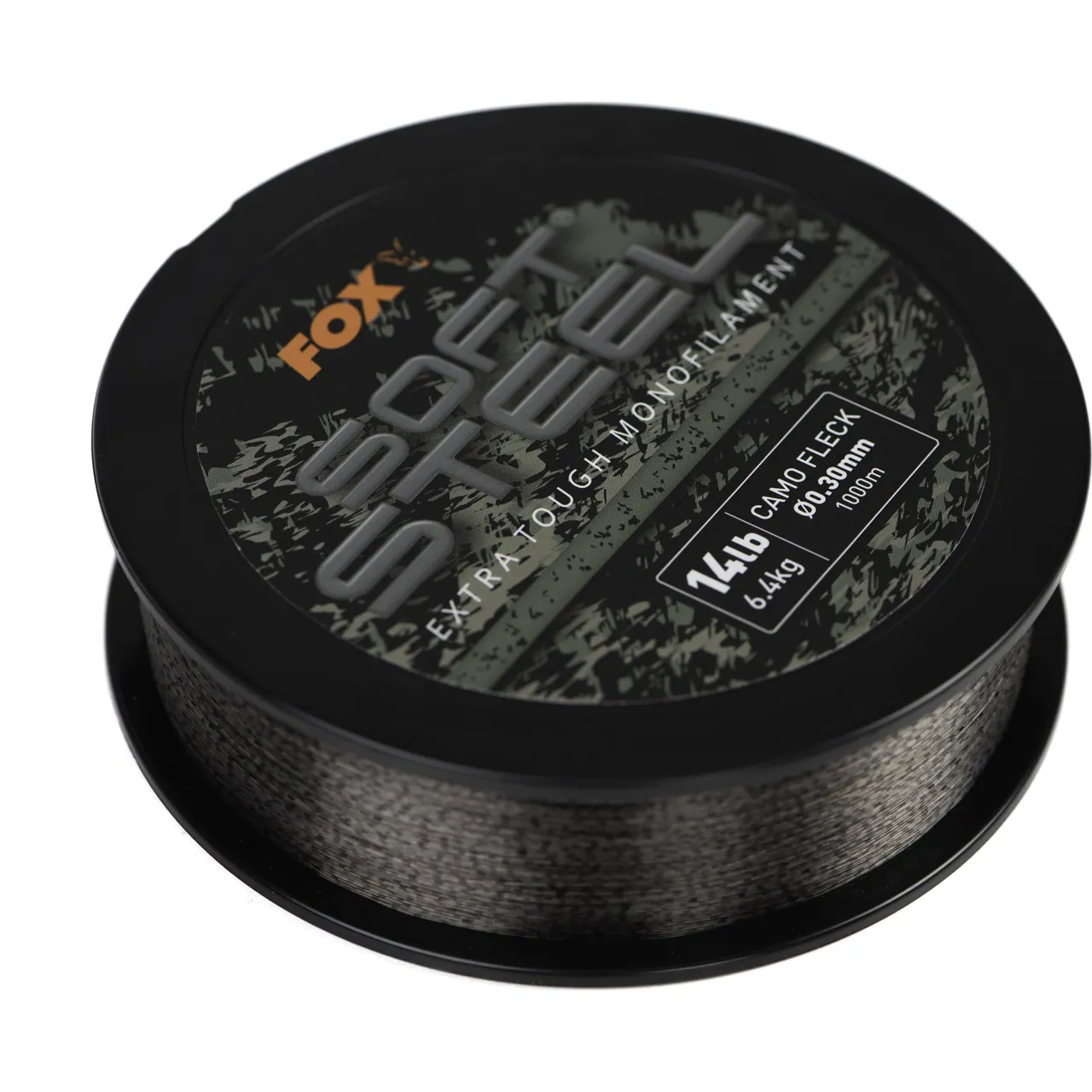 Fox Soft Steel Fleck Camo Mono Spule liegend Fox Soft Steel Fleck Camo Mono Spule liegend