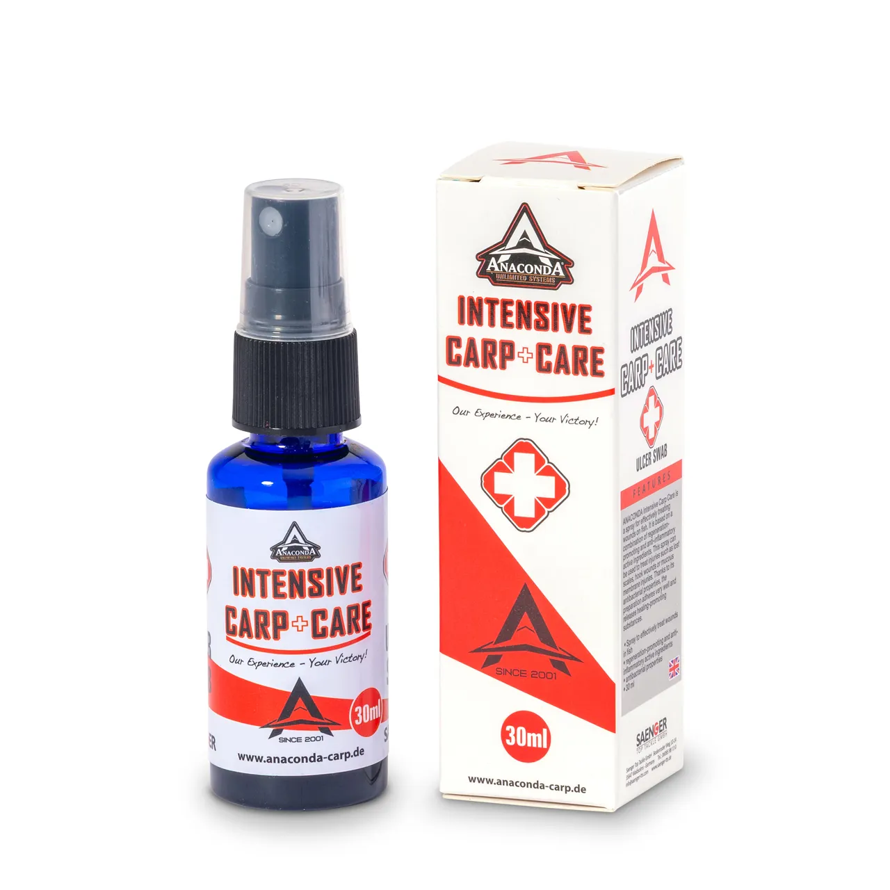 Anaconda Intensive Carp Care 30ml Sprüyflasche und Verkaufsverpackung Anaconda Intensive Carp Care 30ml Sprüyflasche und Verkaufsverpackung