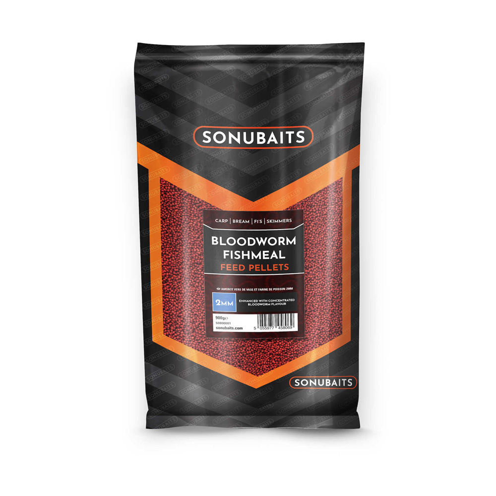 Sonubaits Feed Pellets Bloodworm Fishmeal 4mm