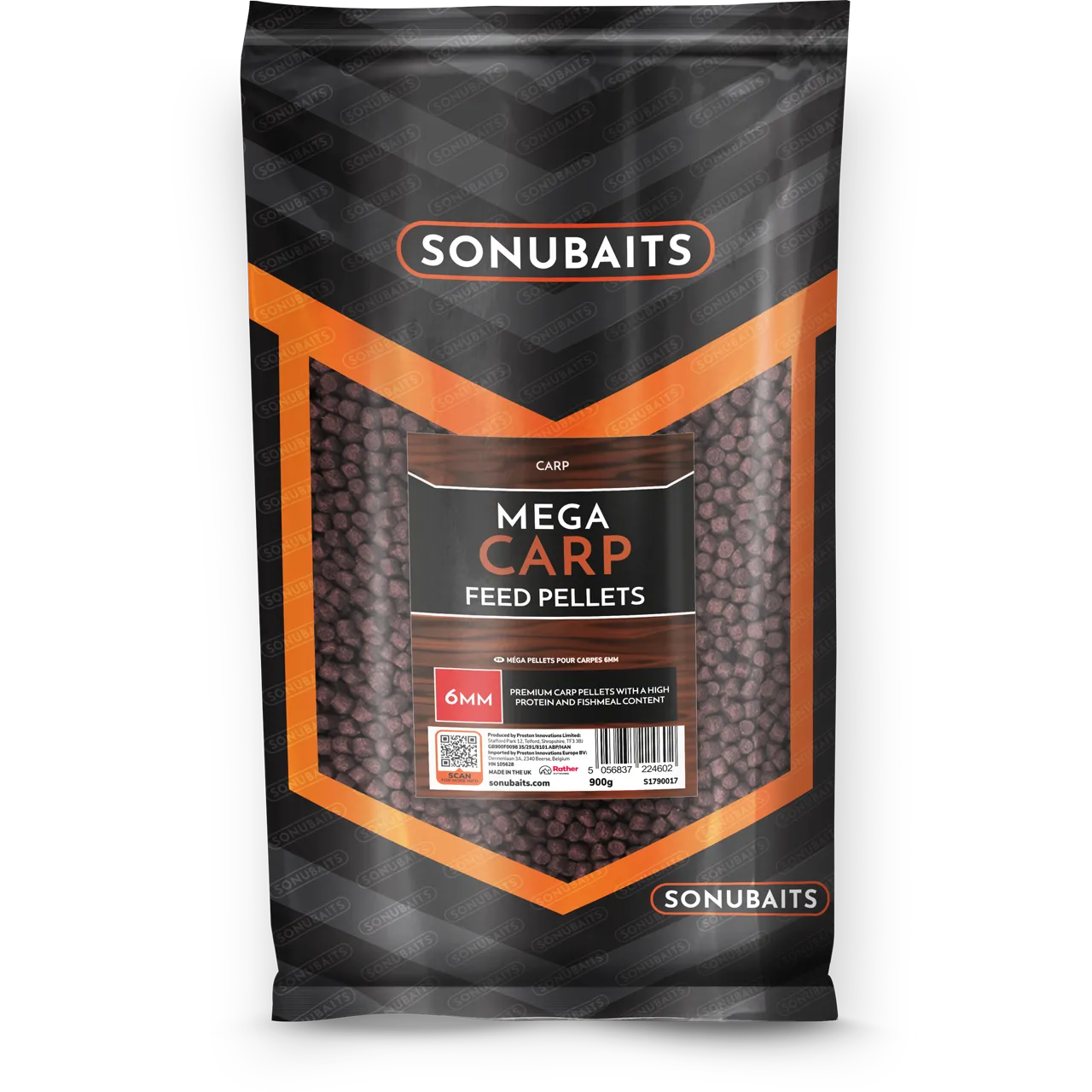 Sonubaits Mega Carp Pellets 6mm Verkaufsverpackung Sonubaits Mega Carp Pellets 6mm Verkaufsverpackung