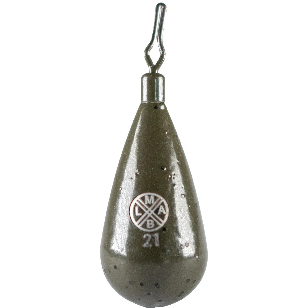 LMAB Tungsten Drop Shot Weight Tear Green Pumpkin LMAB Tungsten Drop Shot Weight Tear Green Pumpkin